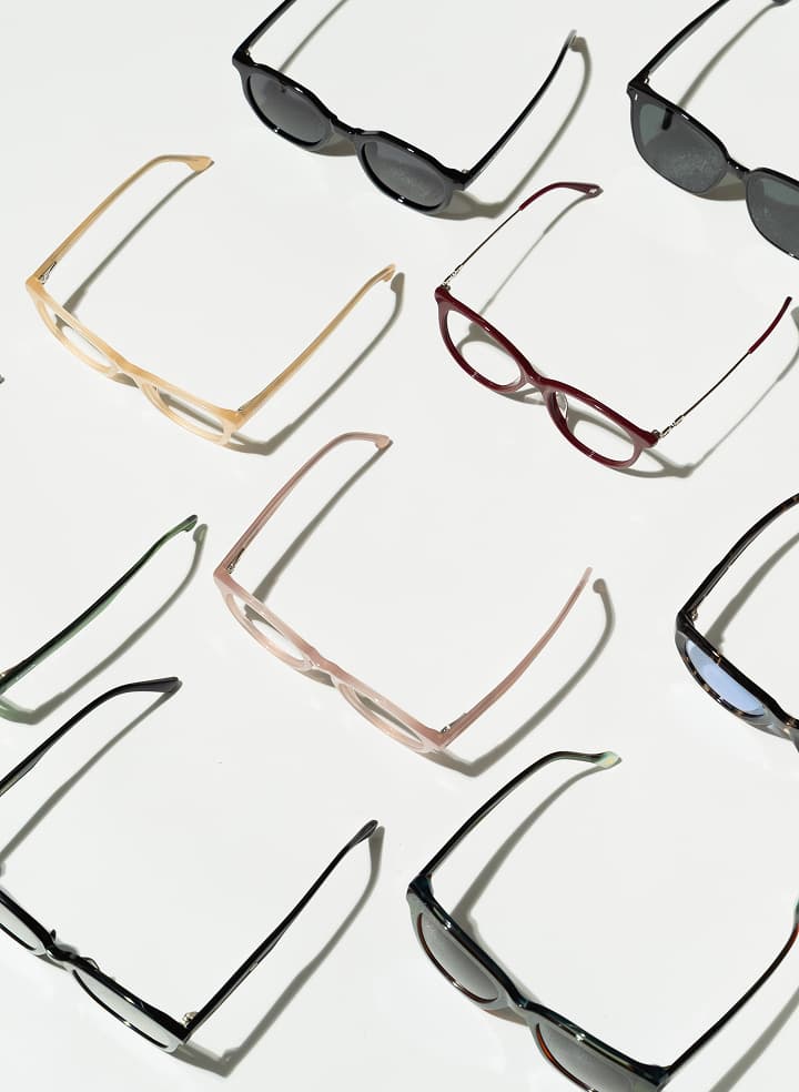 Eyewear collection at Bali Top Optical