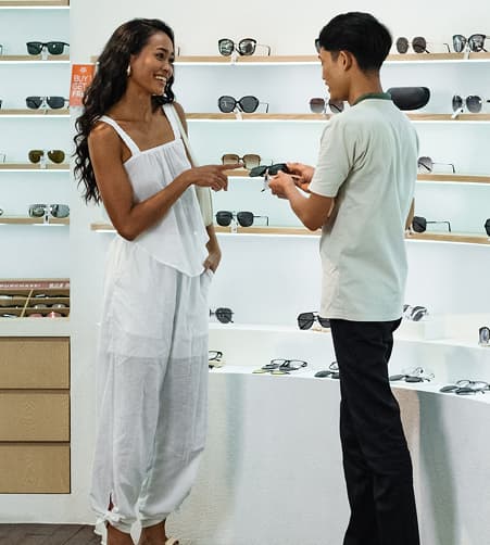 Eye health check step 3